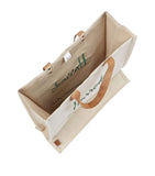 Harrods Food Halls Jute Large Shopper Bag