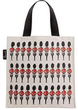 Small Harrods Queen Guardsmen Shopper Bag...حقيبة تسوق صغيرة بنقشة حارس الملكة