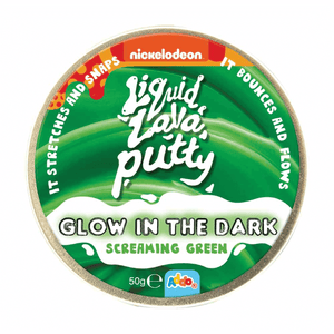 Nickelodeon Liquid Lava Putty Glow in the Dark Screaming Green