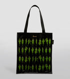 Medium Green Man Magazine Tote Bag..حقيبة مجلة الرجل الأخضر متوسطة الحجم