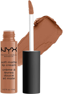 NYX Professional Makeup Soft Matte Lip Cream, Creamy and Matte Finish, Highly Pigmented Colour, Long Lasting, Vegan Formula, Shade: London