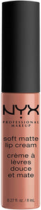 NYX Professional Makeup Soft Matte Lip Cream, Creamy and Matte Finish, Highly Pigmented Colour, Long Lasting, Vegan Formula, Shade: Abu Dhabi