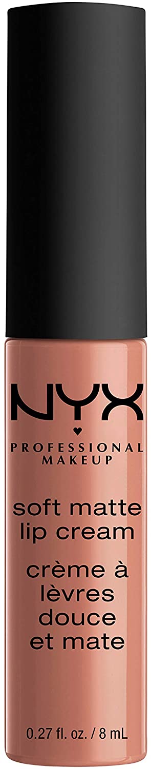NYX Professional Makeup Soft Matte Lip Cream, Creamy and Matte Finish, Highly Pigmented Colour, Long Lasting, Vegan Formula, Shade: Abu Dhabi