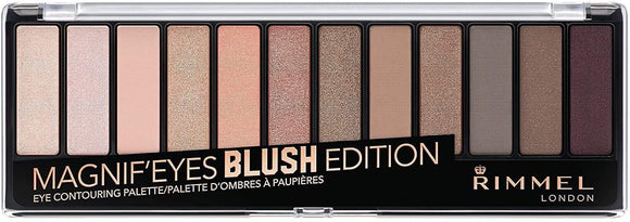 Rimmel 12 Pan Eyeshadow Palette, Blushed Edition