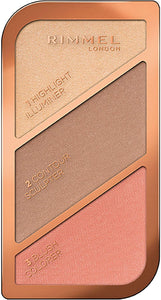 Rimmel London Kate Sculpting Highlighter Palette, Coral Glow