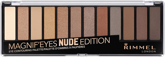 Rimmel 12 Pan Eyeshadow Palette, Nude Edition