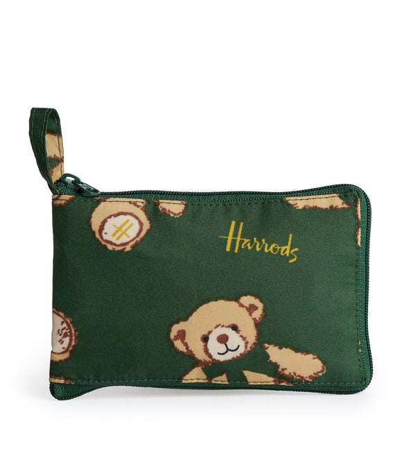 Jacob Bear Logo Zip Up Pocket Shopper Bag