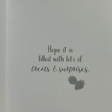 Wishing You a Very Happy Birthday Bunny Cupcakes Card and Envelope