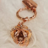 Harrods Rose Gold Crown Keyring..سلسلة مفاتيح هارودز من الذهب الوردي بتصميم تاج