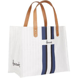 Logo Stripe Grocery Shopper Navy