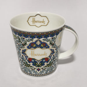 Harrods Floral Arama Blue Mug...كوب هارودز أزرق مزين بالزهور