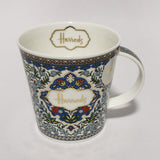 Harrods Floral Arama Blue Mug...كوب هارودز أزرق مزين بالزهور