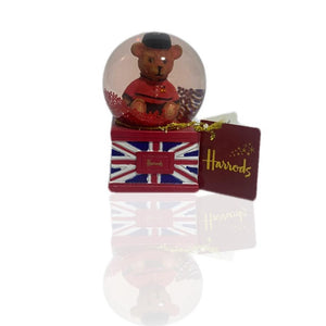 Mini Snow Globe Union Jack Bear
