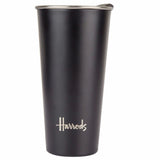 Harrods Black Logo Travel Coffee Mug