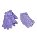 Gloves and Heel Sleeves Gel Set Purple