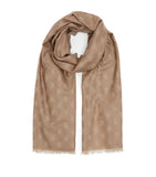 All-Over Monogram Print Scarf..وشاح مطبوع بشعار