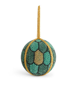 Harrods Peacock Bead Bauble