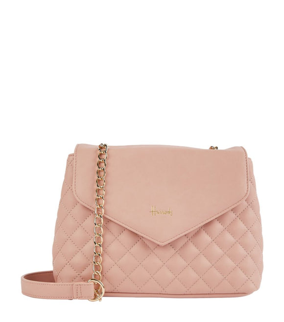 Chelsea Quilt Cross Body Bag Pink