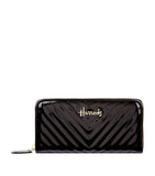 Patent Christie Chevron Zip-Around Wallet