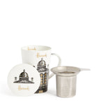 Harrods Emporium Tea with Infuser Mug..كوب شاي إمبوريوم مع مصفاة