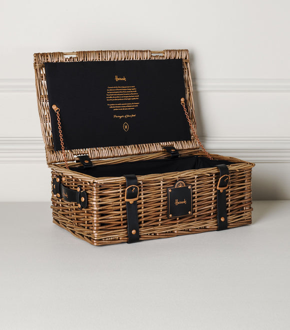 Harrods Small Wicker Hamper Basket