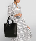 Fern Reversible Tote Bag Navy and Black