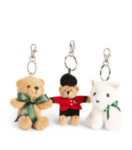 Guardsman, Jimmy Bear and Westie Keyring Set