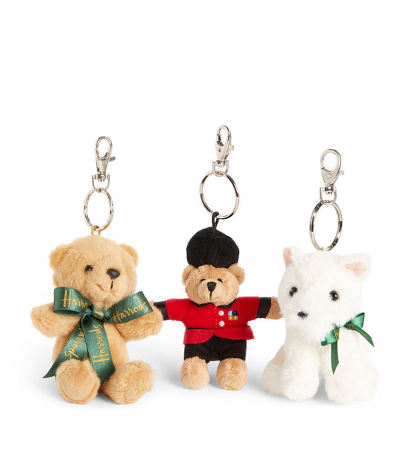 Guardsman, Jimmy Bear and Westie Keyring Set