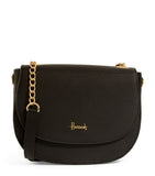 Hackney Black Rounded Cross Body Bag
