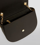 Hackney Black Rounded Cross Body Bag