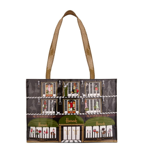 Harrods Elevators Shoulder Tote Bag...حقيبة كتف بتصميم المصعد