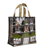 Harrods Elevators Small Shopper Bag حقيبة تسوق بحجم صغير بنقشة مصعد