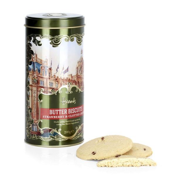 Heritage Strawberries and Cream Biscuit Tin (200g)