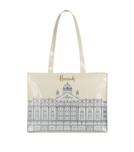 Illustrated Building Shoulder Bag...حقيبة كتف من بتصميم مبنى