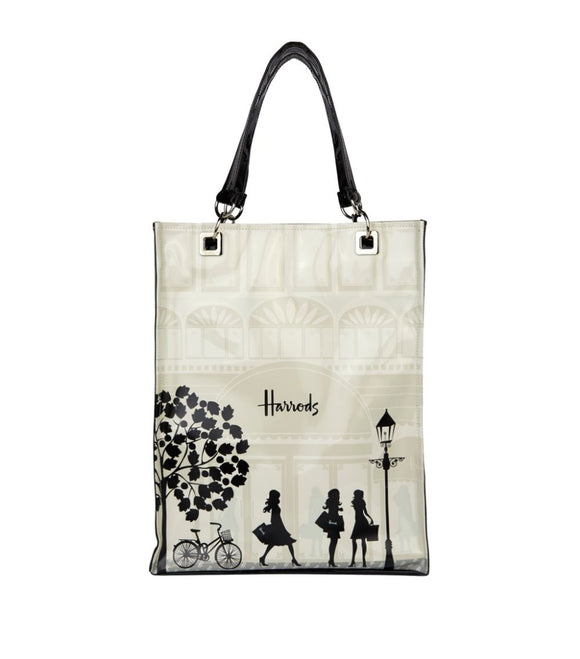 Harrods Knightsbridge Storefront  Medium Shopper Bag...حقيبة تسوق متوسطة الحجم بواجهة متجر نايتسبريدج