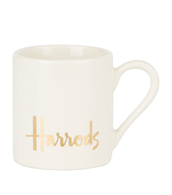 Harrods Cream Logo Espresso Cup Only..كوب إسبريسو لون كريمي