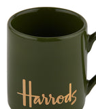 Harrods Green Logo Espresso Cup Only..كوب إسبريسو باللون الاخضر من هارودز