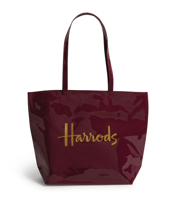 Logo Shoulder Tote Bag Maroon...حقيبة كتف بشعار كستنائي