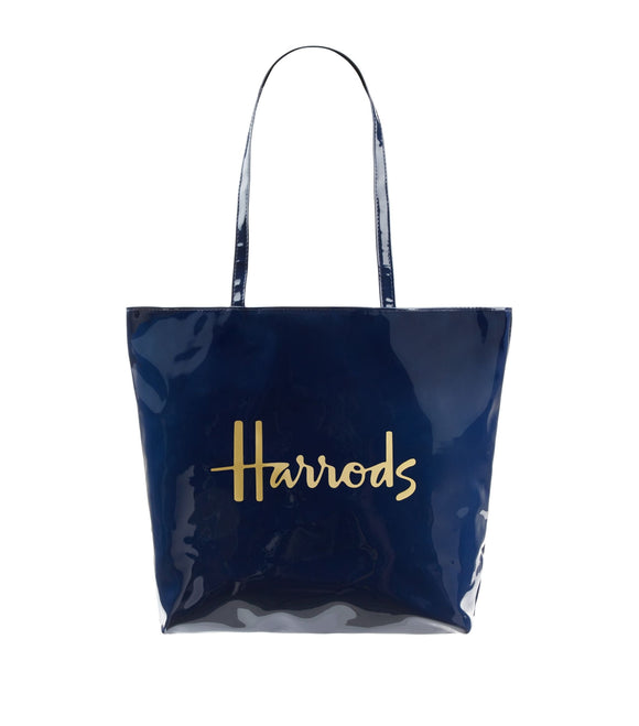 Logo Shoulder Tote Bag Navy...حقيبة كتف باللون الازرق الداكن