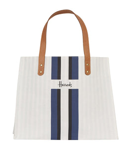 Logo Stripe Grocery Shopper Navy