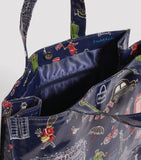 Medium SW1 Shopper Bag...حقيبة تسوق صغيرة متوسطة الحجم بنقشة اي دبليو