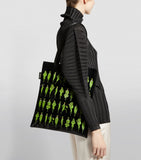 Medium Green Man Magazine Tote Bag..حقيبة مجلة الرجل الأخضر متوسطة الحجم