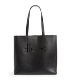 Medium Leather Kensington Tote Bag Black...حقيبة جلدية متوسطة الحجم باللون الأسود