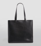 Medium Leather Kensington Tote Bag Black...حقيبة جلدية متوسطة الحجم باللون الأسود