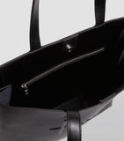 Medium Leather Kensington Tote Bag Black...حقيبة جلدية متوسطة الحجم باللون الأسود