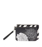 Monochrome Floral Pouch Set...مجموعة حقائب زهور
