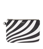 Monochrome Floral Pouch Set...مجموعة حقائب زهور