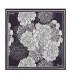Monochrome Floral Scarf