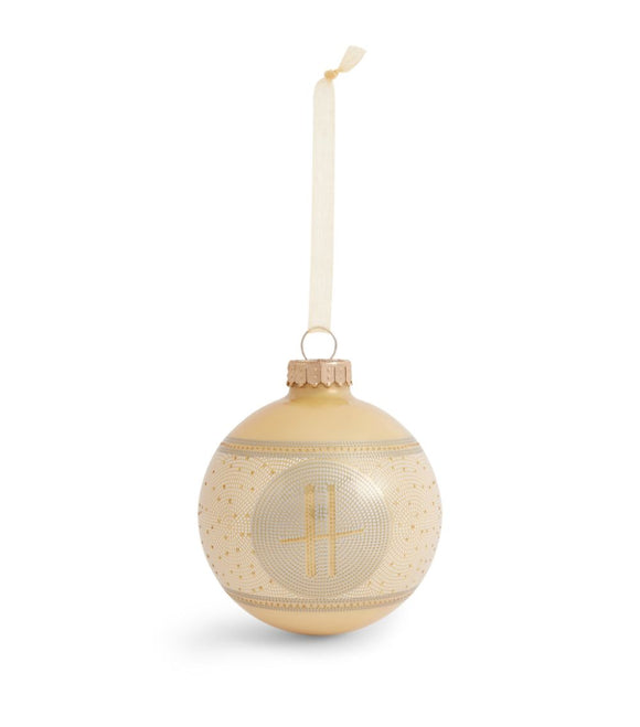 Harrods H Floor Mosaic Classic Bauble...زينة كلاسيكية من الفسيفساء على أرضية هارودز H