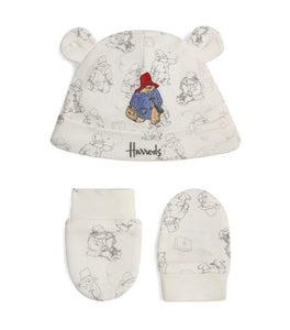 Harrods Paddington Hat and Mitt Set